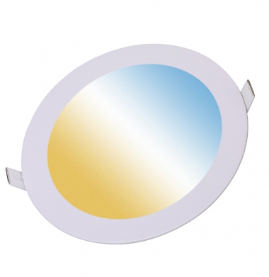 24V Recessed Round Tunable white LED Panel Light for Loxone KNX DALI System