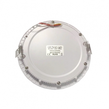 24V Recessed Round Tunable white LED Panel Light for Loxone KNX DALI System