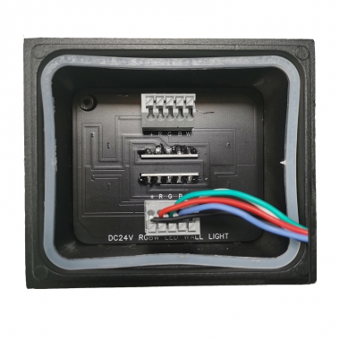 DC 24V Outdoor Up Down RGBW LED Wall Light Compatible with Loxone KNX DMX Lighting