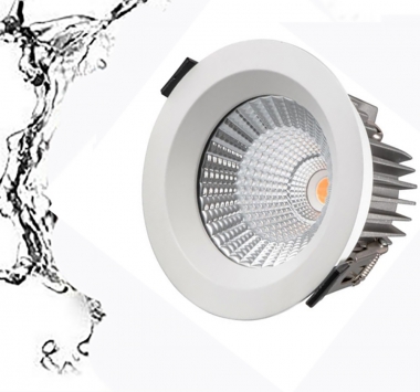 12W RGBW/Tunable IP65 24V Waterproof Smart Recessed LED Downlight for DALI LOXONE DMX KNX Automation