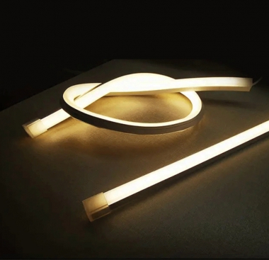 IP67 Sillicone Tube DC48V Tunable White CCT 30m Long Run LED Neon Light
