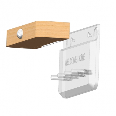 High quality Induction Magnetic USB Rechargeable Intelligent LED Entrance Wall Light with PIR Sensor