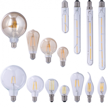 DC 24V Dimmable C35 E14 Candle Filament LED Bulb for DALI KNX Loxone DMX Casambi