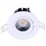8W DC 24V RGBW / Tunable Recessed Lighting LED Downlight Compatible for Loxone DMX Dali KNX